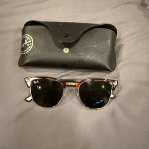 Ray-Ban Tortoise and Gold Sunglasses